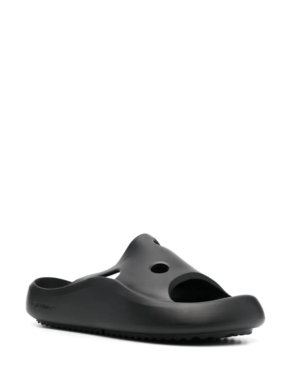 Off-White hole-effect rubber slides
