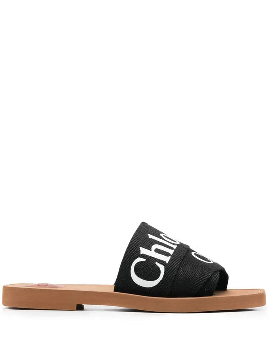 Chloé logo-strap sandals