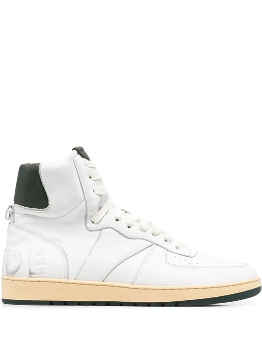 RHUDE high-top leather sneakers