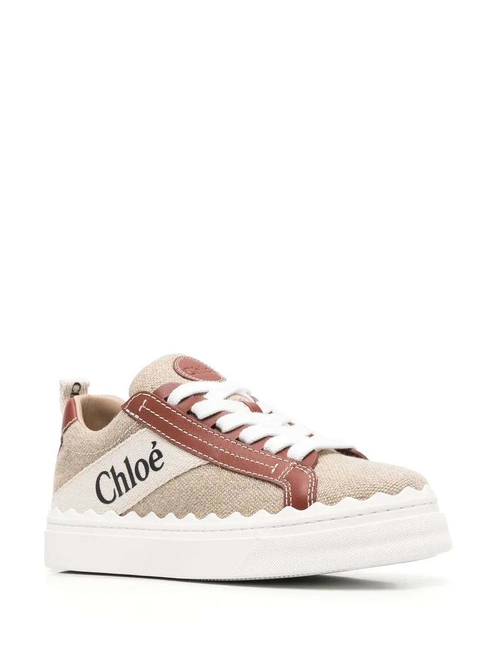 Chloé Lauren low-top canvas sneakers 