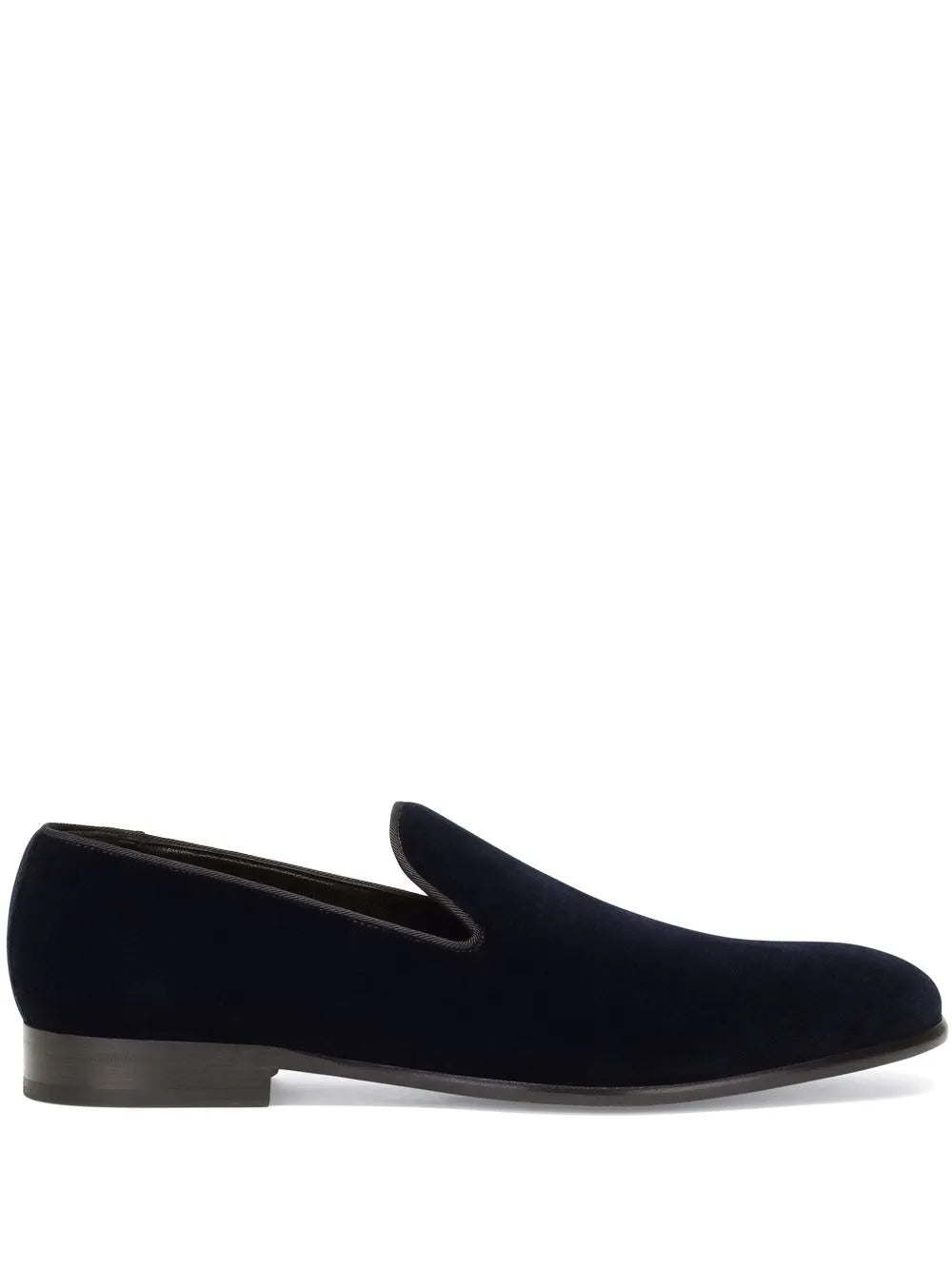 Dolce & Gabbana open-back velvet slippers