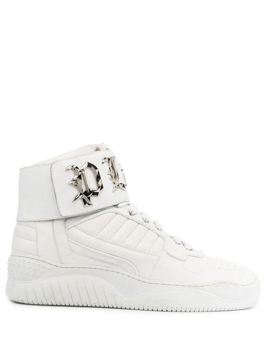 Philipp Plein logo high-top sneakers