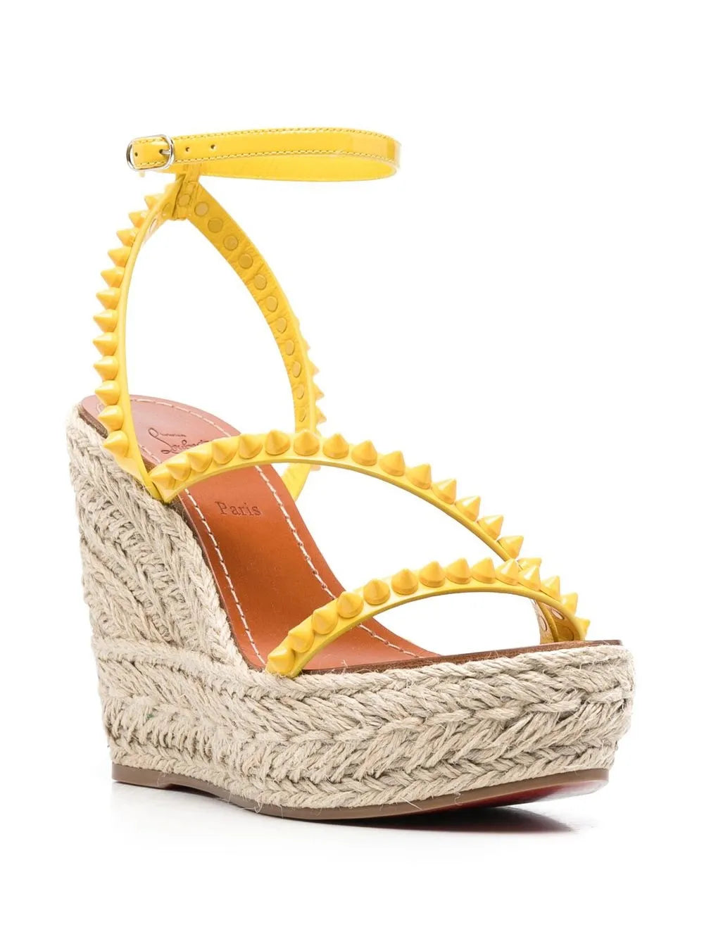 Christian Louboutin Mafaldina studded espadrille wedges