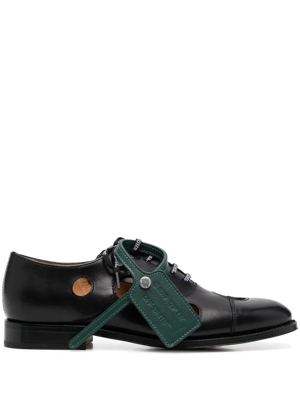Off-White x Church's Meteor-holes leather Oxford shoes