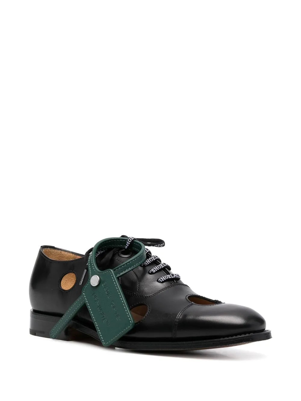 Off-White x Church's Meteor-holes leather Oxford shoes
