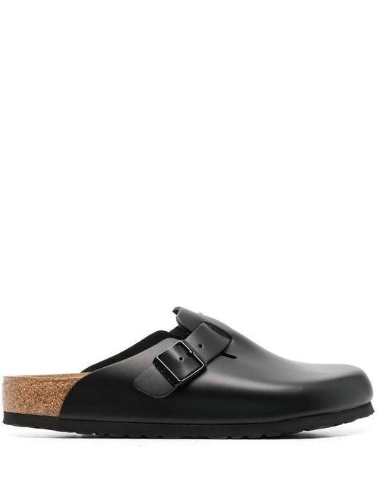 Birkenstock Boston buckle-embellished slippers