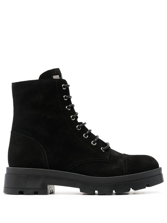 Giuseppe Zanotti Rombos suede combat boots