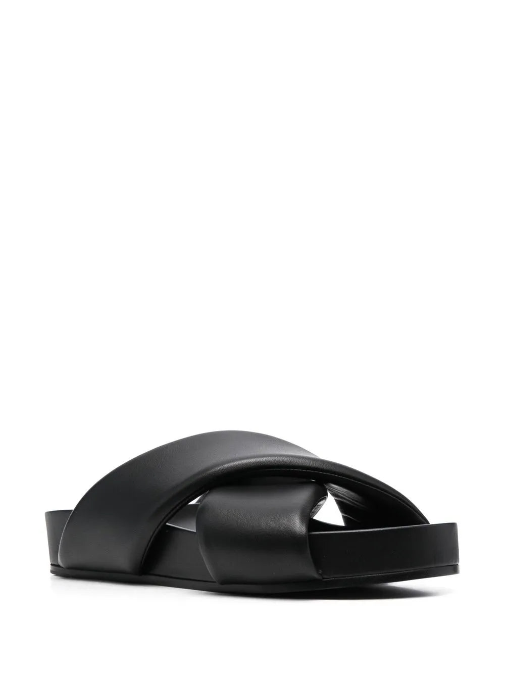 Jil Sander crossover-straps leather sandals 