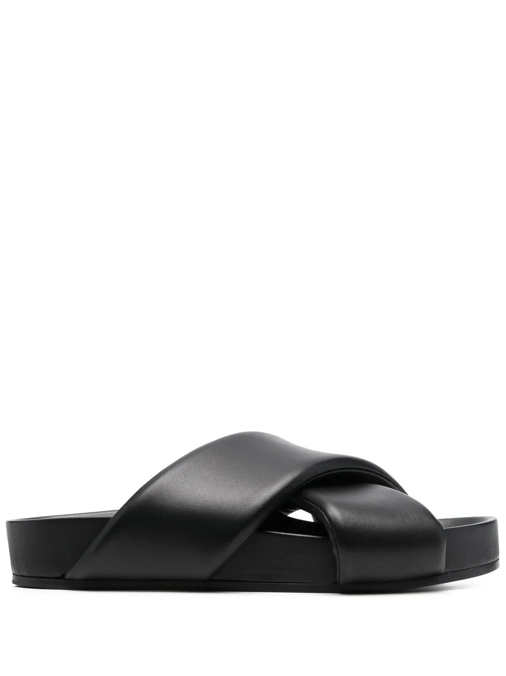 Jil Sander crossover-straps leather sandals 