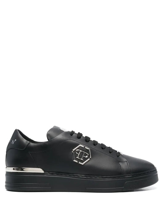 Philipp Plein Hexagon low-top leather sneakers