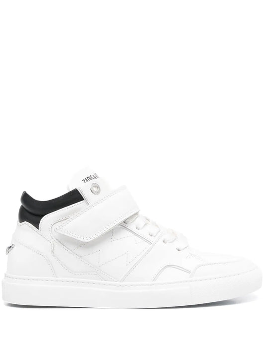Zadig&Voltaire logo-print touch-strap sneakers