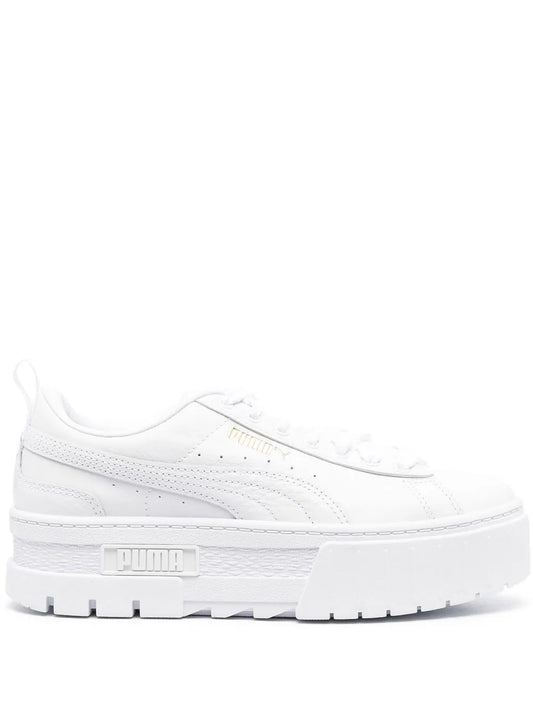 PUMA low-top chunky leather sneakers 