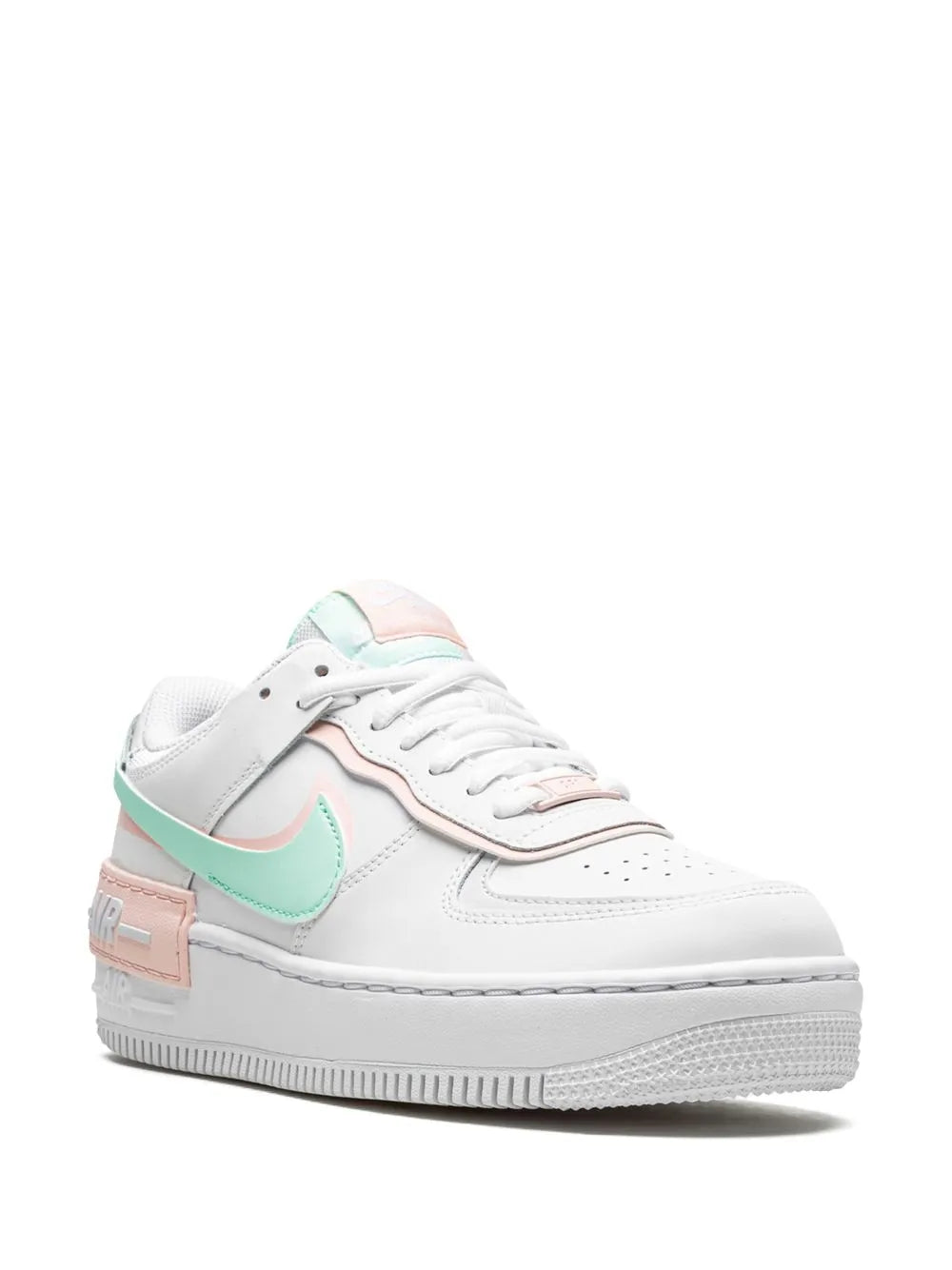 Nike Air Force 1 Shadow "White/Atmosphere/Mint Foam" sneakers