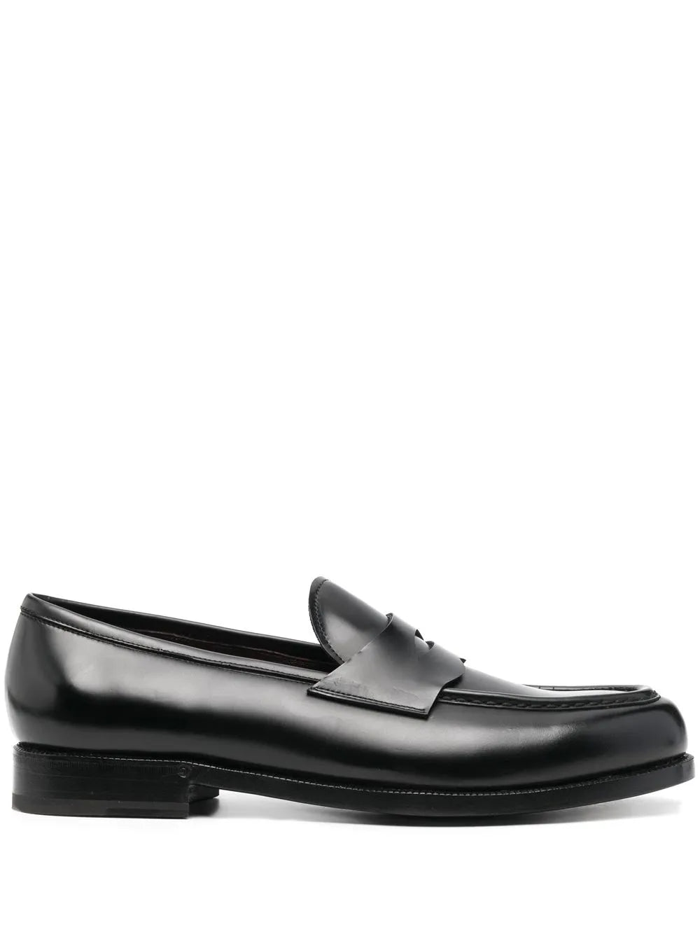 Lidfort penny-slot leather loafers 