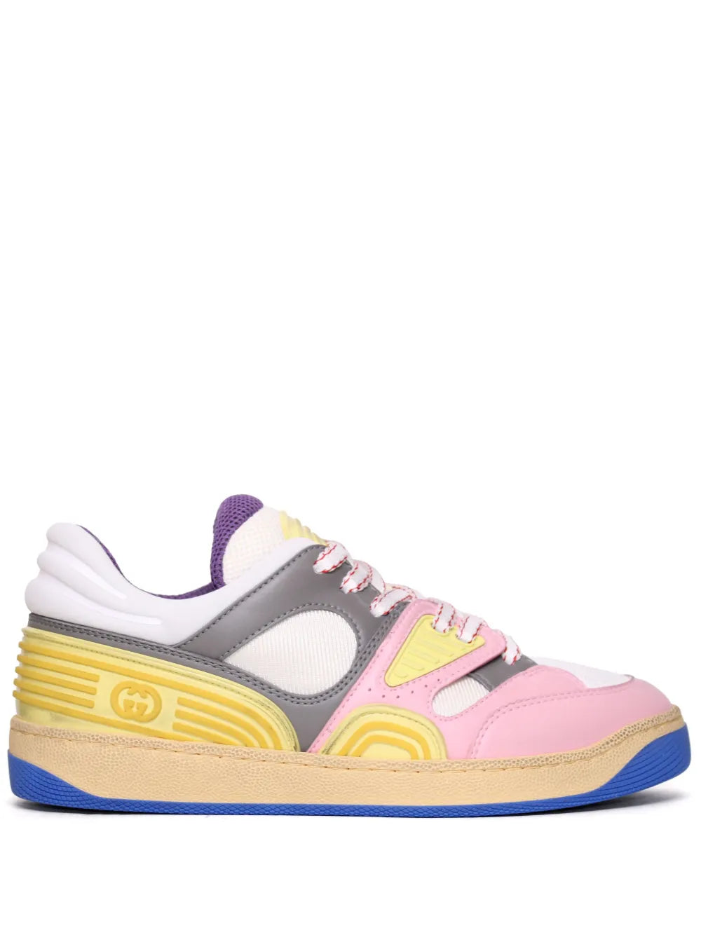 Gucci Basket panelled sneakers