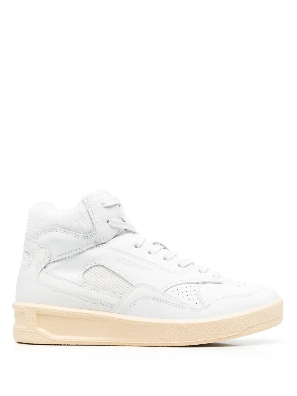 Jil Sander Basket mid leather sneakers