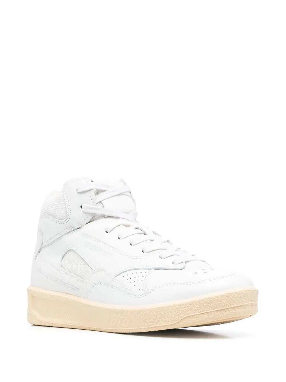 Jil Sander Basket mid leather sneakers