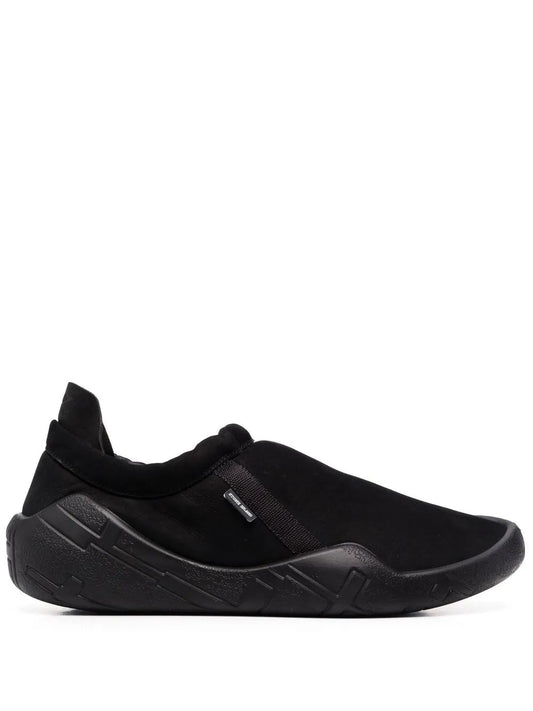 Stone Island Shadow Project logo-patch slip-on sneakers