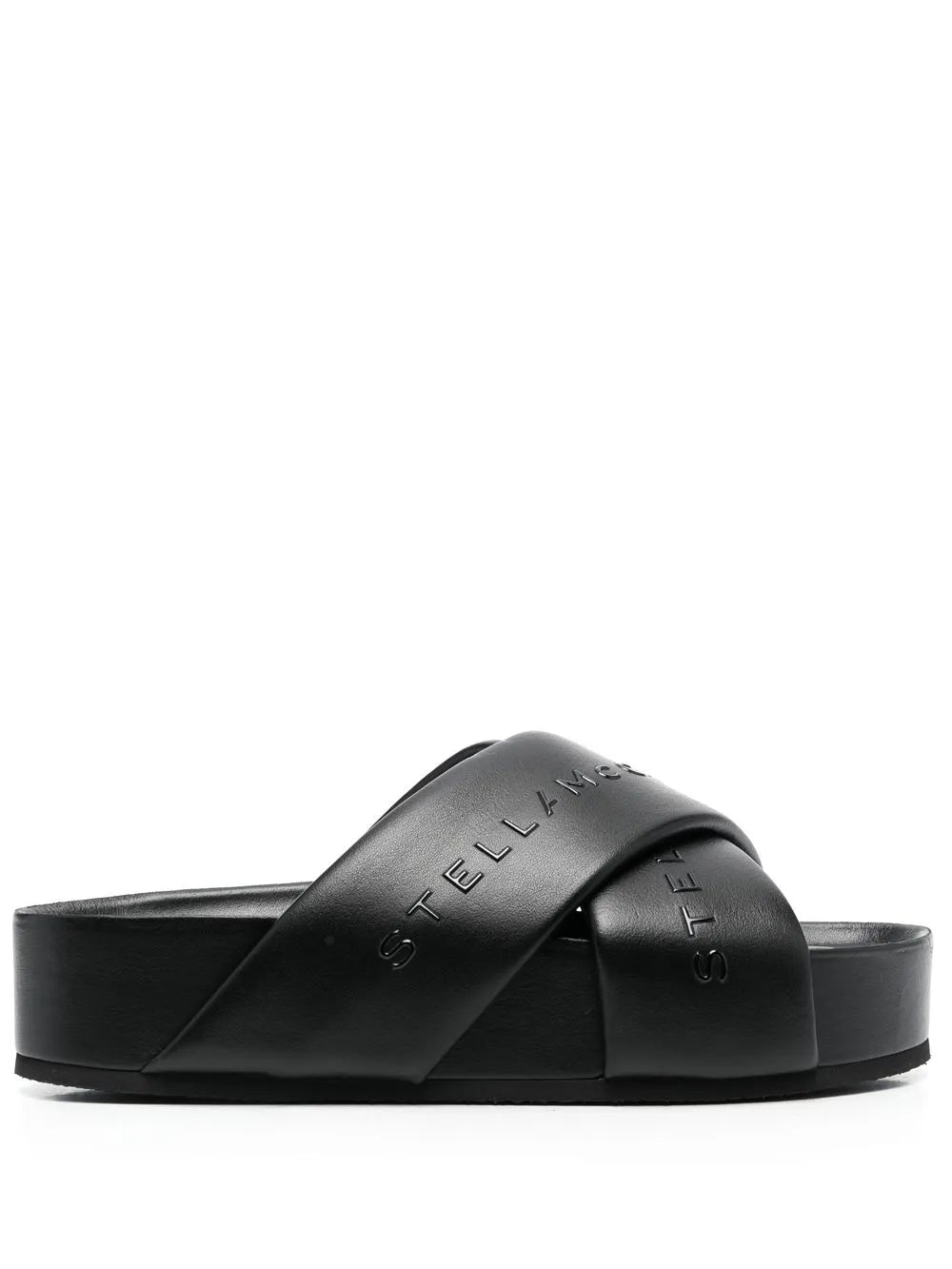 Stella McCartney logo-strap flatform sandals