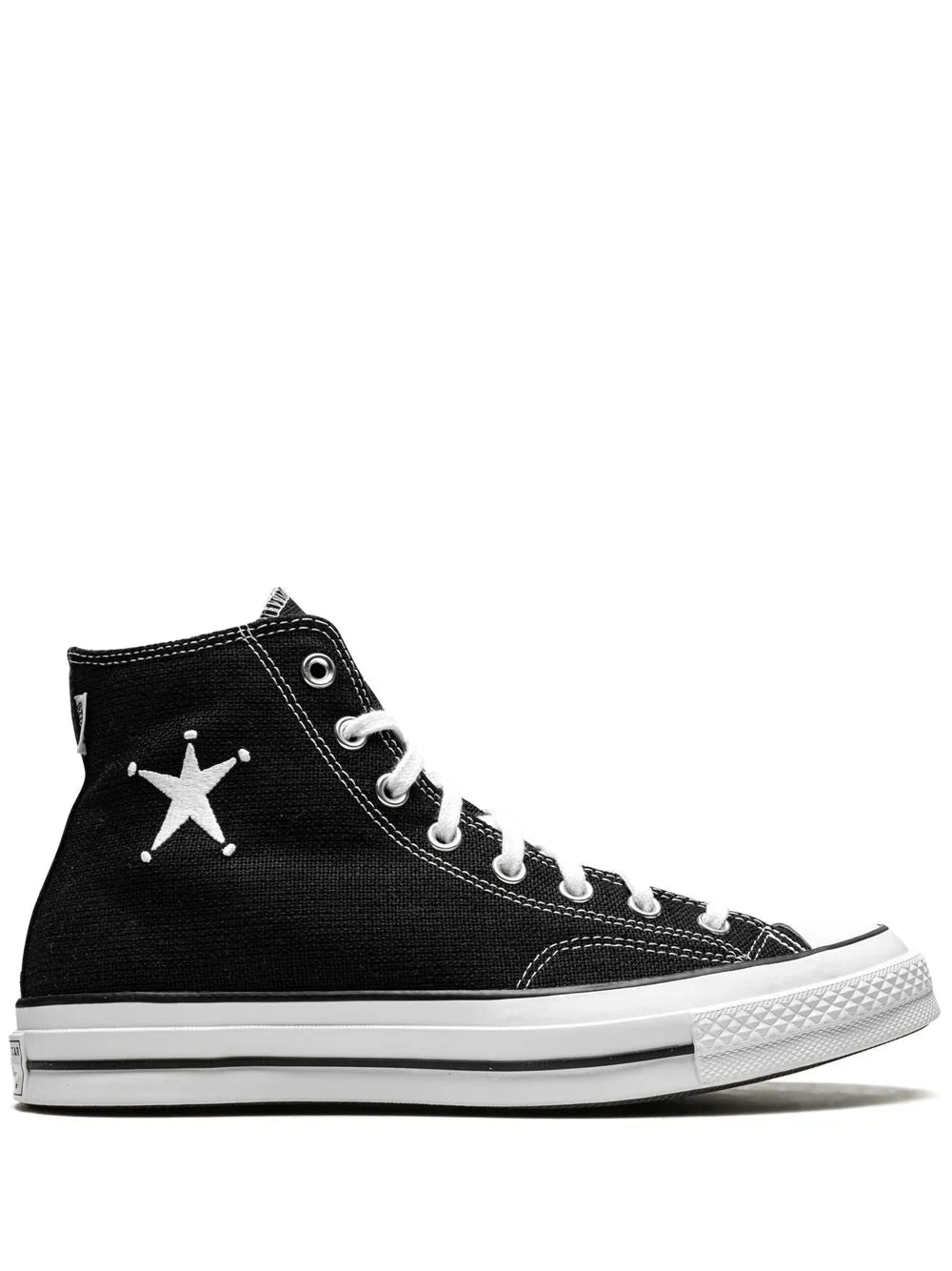 Converse x Stüssy Chuck 70 Hi "Black/White" sneakers