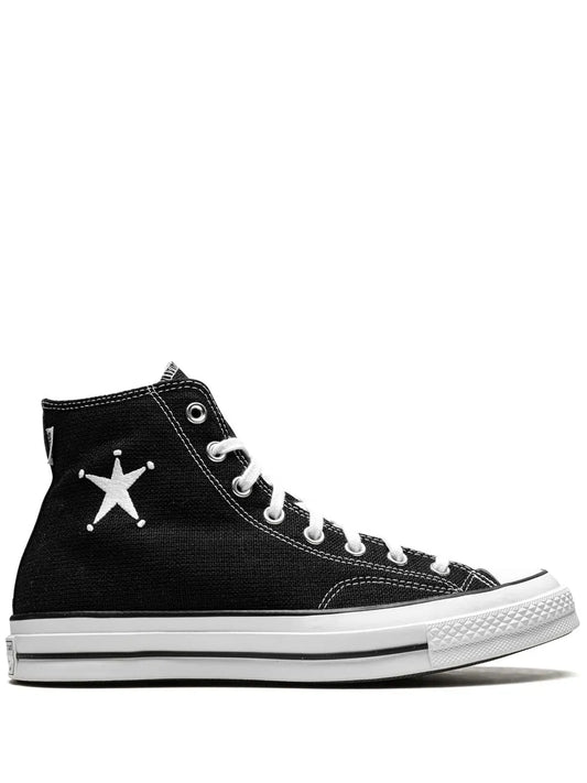 Converse x Stüssy Chuck 70 Hi "Black/White" sneakers