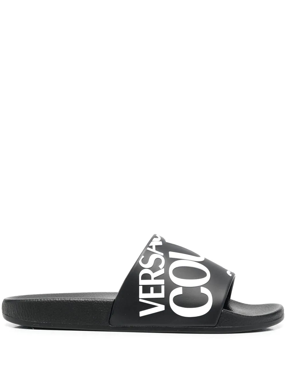 Versace Jeans Couture logo-print pool slides