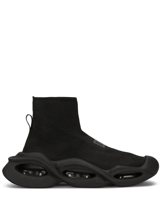 Dolce & Gabbana Wave mid-top stretch sneakers