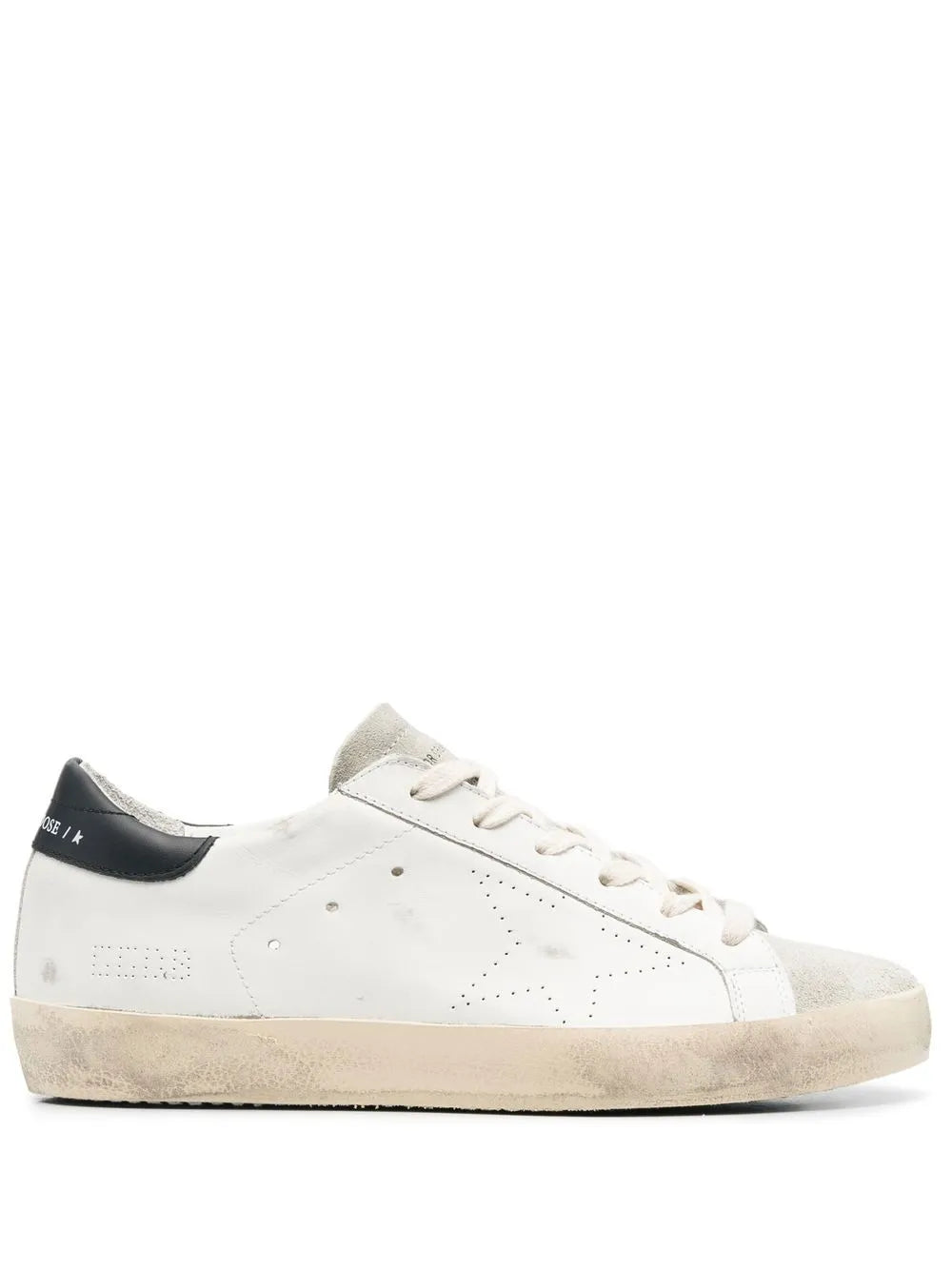 Golden Goose Super-Star distressed lace-up sneakers