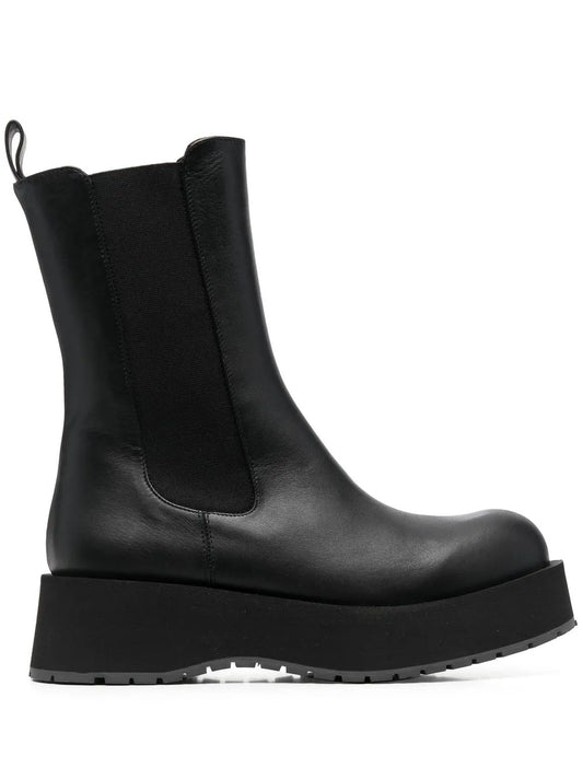 Paloma Barceló elasticated-panel ankle boots