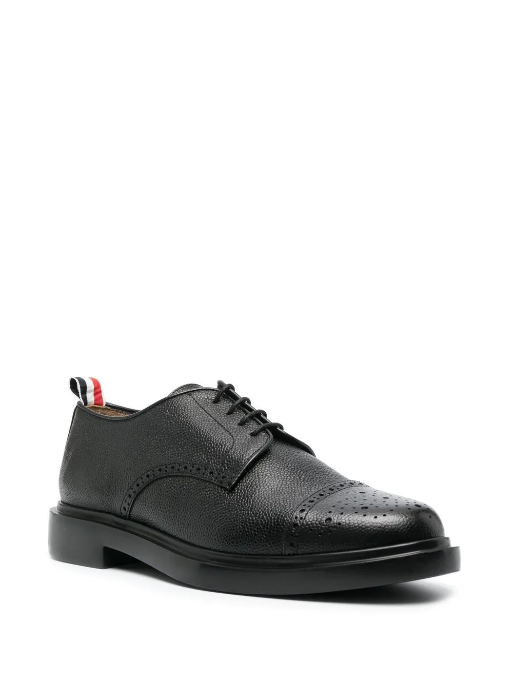 Thom Browne almond-toe Derby shoes