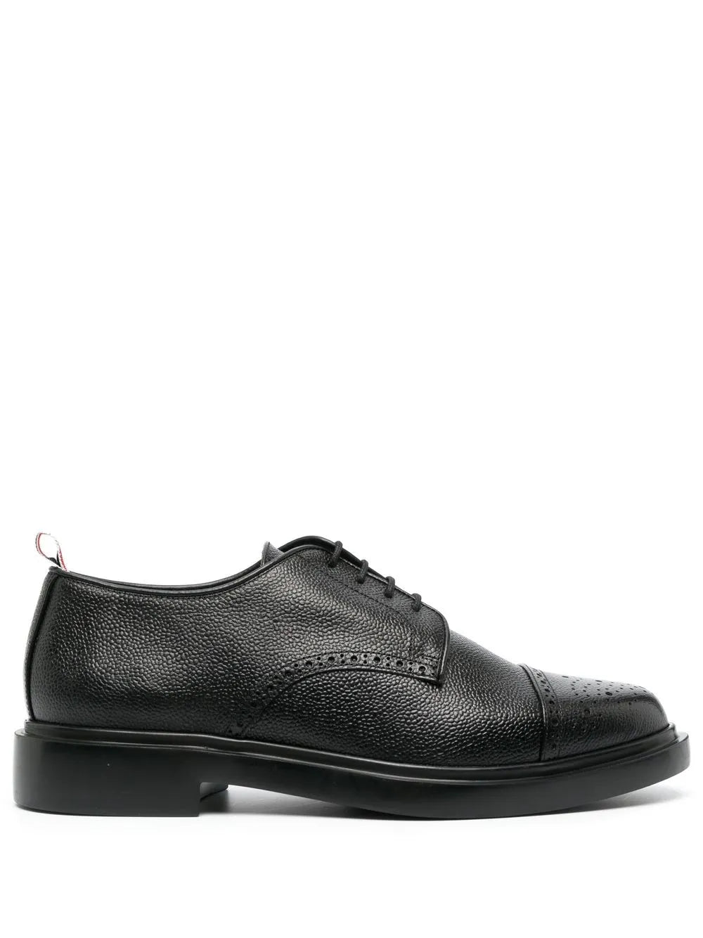 Thom Browne almond-toe Derby shoes
