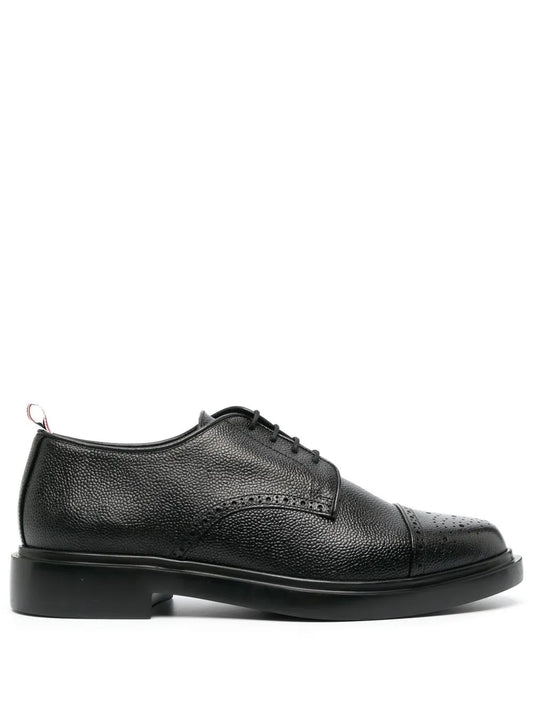 Thom Browne almond-toe Derby shoes
