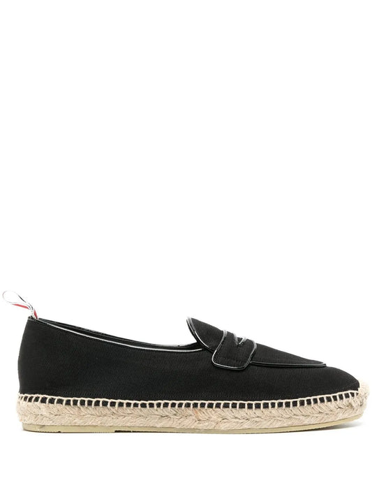 Thom Browne Varsity penny loafer espadrilles 