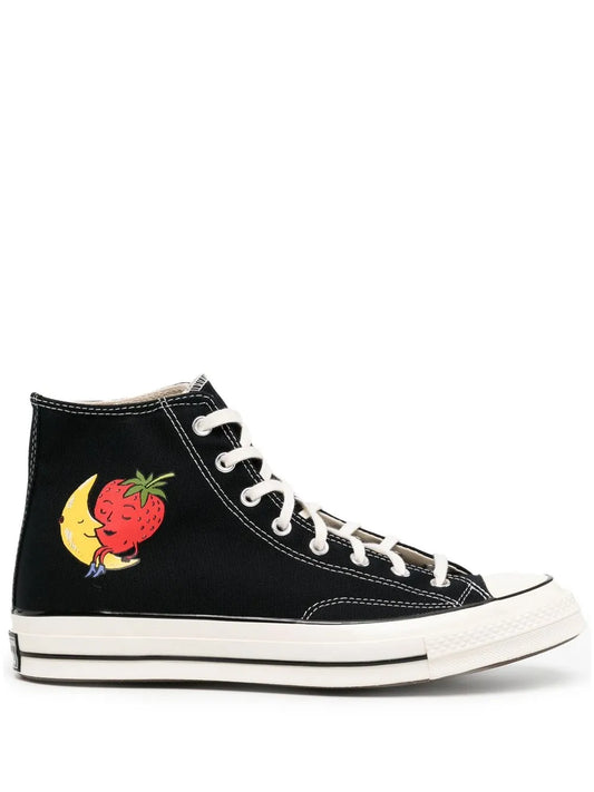Converse cartoon-print hi-top sneakers