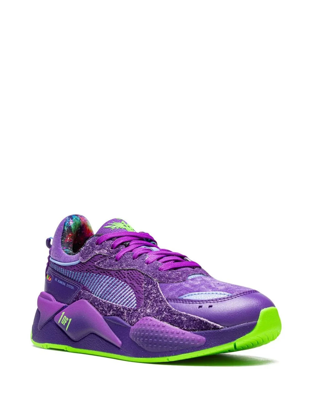 PUMA RS-X Galaxy "Purple/Prism Violet/Green" sneakers
