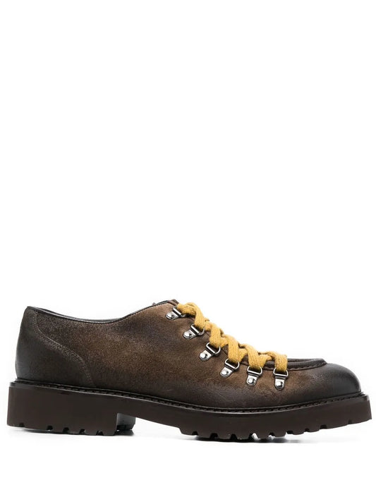 Doucal's suede lace-up shoes