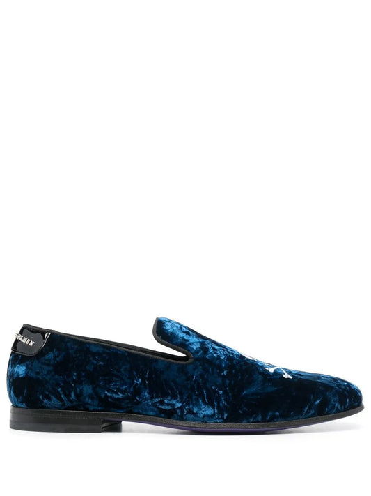 Philipp Plein skull-appliqué slippers 