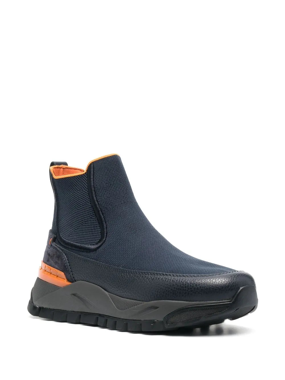 Santoni contrast-panel Chelsea boots