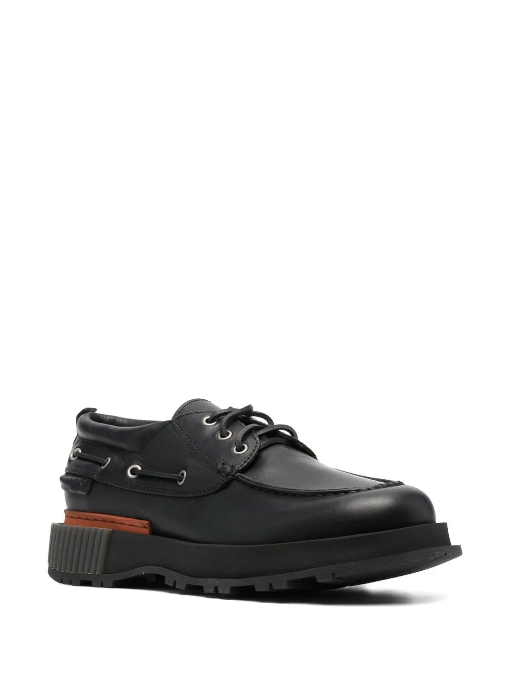 Buttero chunky two-tone boat-shoes