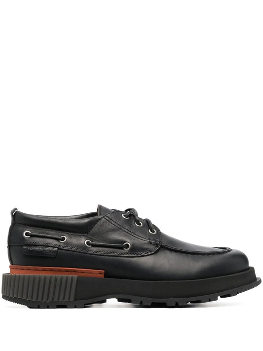 Buttero chunky two-tone boat-shoes