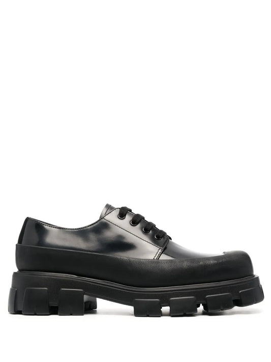 Prada brushed leather Derby shoes