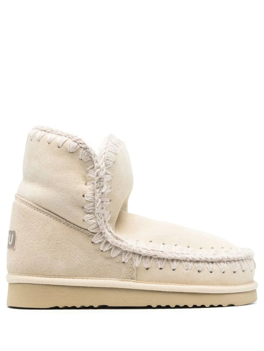 Mou chunky slip-on boots