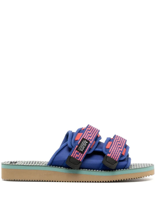 Suicoke MOTO jacquard touch-strap sandals