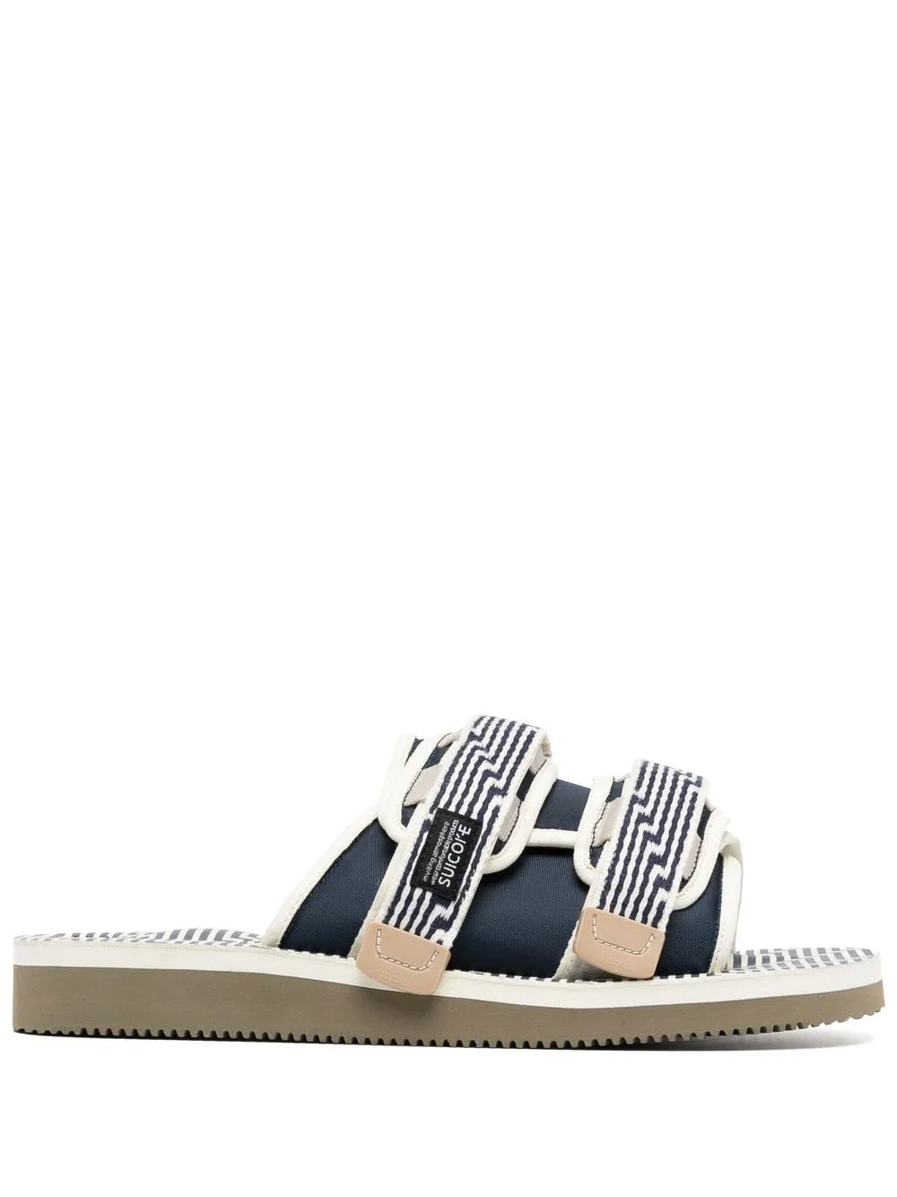 Suicoke MOTO jacquard touch-strap sandals
