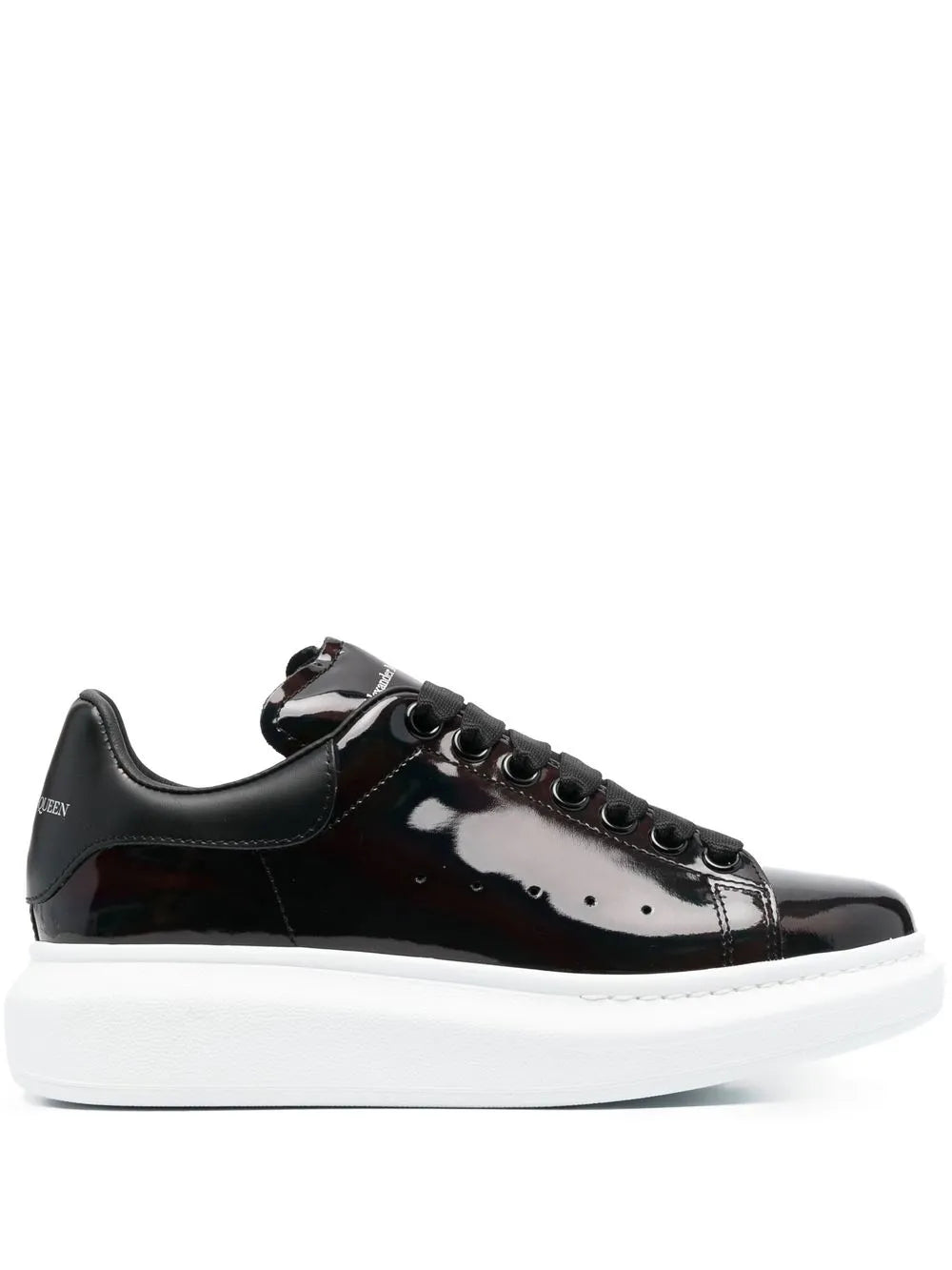 Alexander McQueen patent-leather low-top sneakers