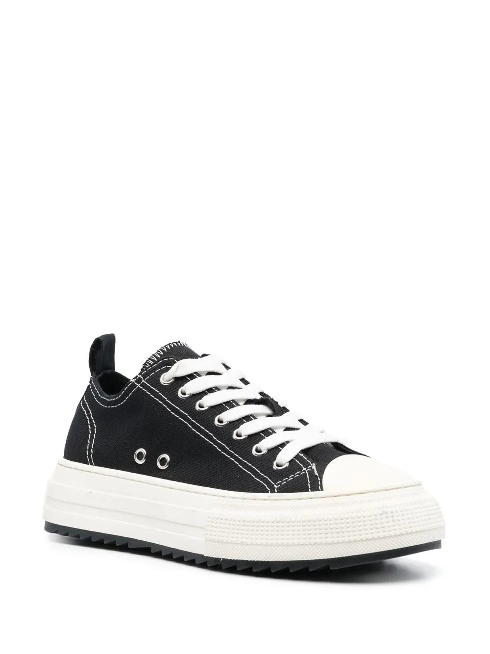 DSQUARED2 contrasting-stitch detail low-top sneakers