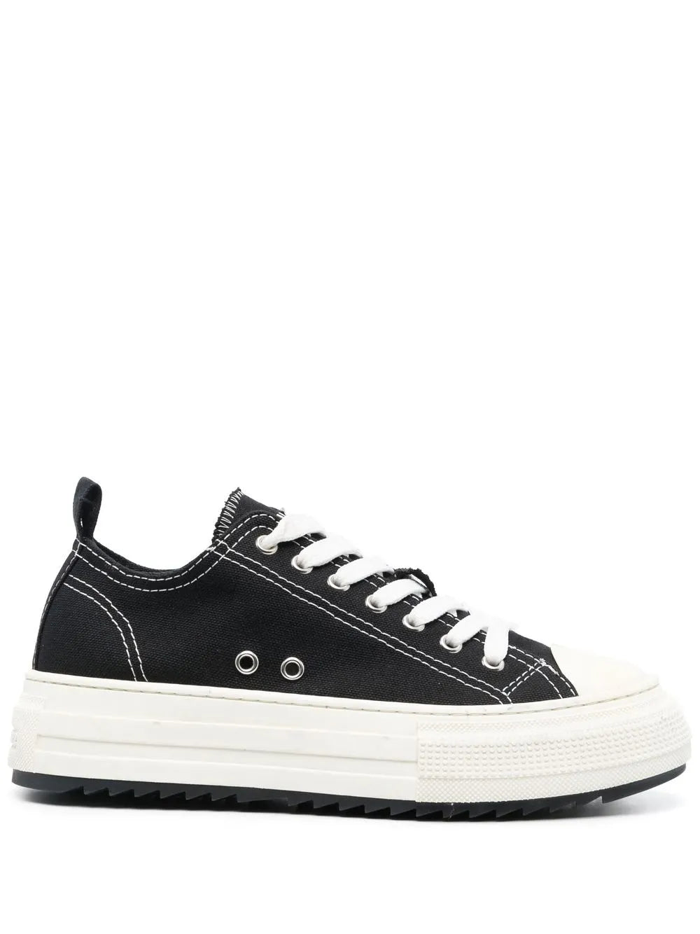 DSQUARED2 contrasting-stitch detail low-top sneakers