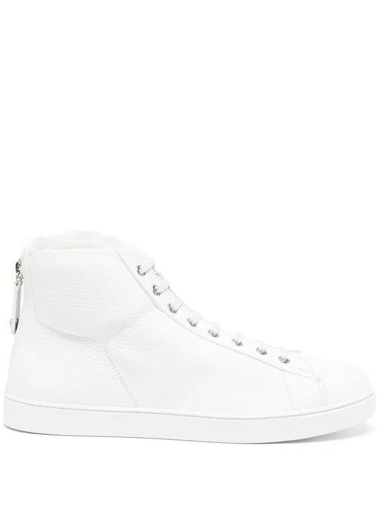 Gianvito Rossi Peter leather high-top sneakers