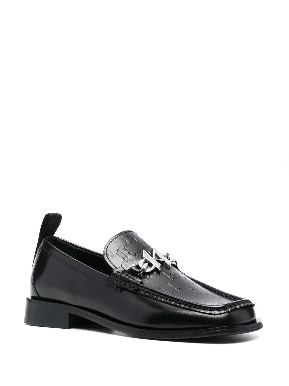 Karl Lagerfeld Monogram-plaque loafers 