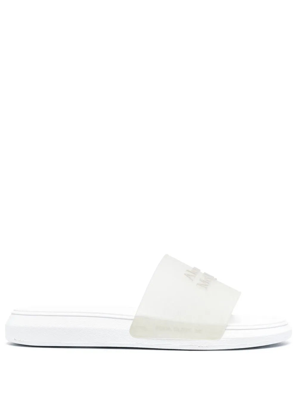 Alexander McQueen logo-embossed slides